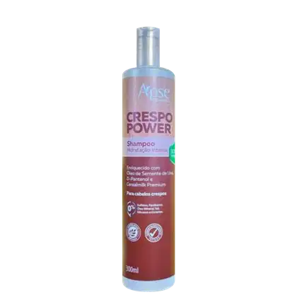 Imagem do produto Apse Cosmetics Crespo Power - Shampoo Hidratante 300ml