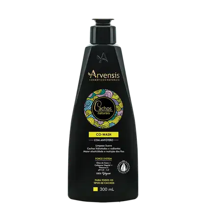 Condicionador Co-Wash Cachos Naturais Arvensis Cosméticos Naturais. Volumetria 300ml