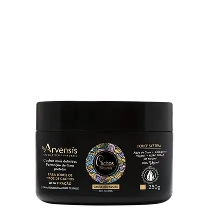 Gelatina ativadora Cachos Naturais de Arvensis. Volumetria 250g