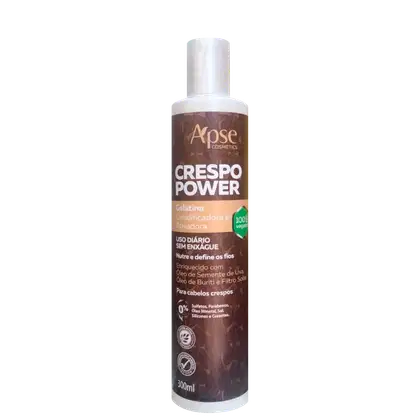 Imagem do produto Apse Cosmetics Crespo Power - Gelatina Umidificadora e Ativadora 300ml