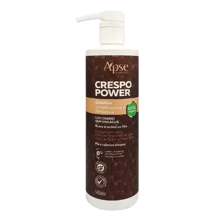 Imagem do produto Apse Cosmetics Crespo Power - Gelatina Umidificadora e Ativadora 500ml