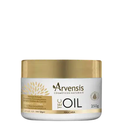 Imagem do produto Arvensis Cosméticos Naturais Tec Oil Nutrição Profunda - Máscara Capilar 250g