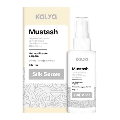 Imagem do produto Mustash Silk Sense Lubri 100% Silicone - Kalya