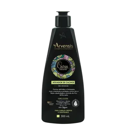 Ativador de cachos Crespos e Crespíssimos de Arvensis. Volumetria 300ml