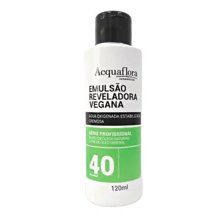 Imagem do produto Emulsão Reveladora Vegana Acquaflora 40 Volumes 120ml