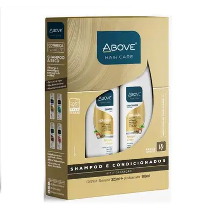 Imagem do produto Kit Above Hair Care Hidratação Shampoo 325ml + Condicionador 200ml