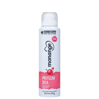 Imagem do produto Monange Proteção Seca - Desodorante Aerossol Antitranspirante Feminino  150ml