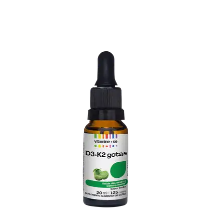 Imagem do produto Vitamine-se Regular D3+K2 em Gotas (Mk-7) - Suplemento Alimentar 20ml