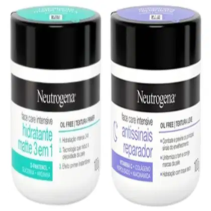 Imagem do produto Kit Hidratante Facial Neutrogena Face Care Matte + Noturno