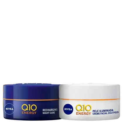 Imagem do produto Kit Nivea Creme Facial Q10 Energy DIA + NOITE - Antissinais Vitamina C