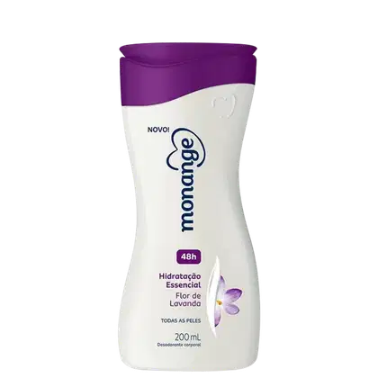 Imagem do produto Monange Hidratação Nutritiva Flor de Lavanda - Hidratante Desodorante Corporal 200ml