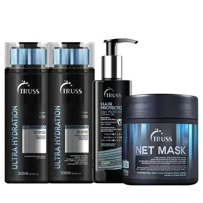 Imagem do produto Kit TRUSS Ultra Hydration + Hair Protector + Net Mask (4 Produtos)