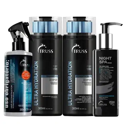 Imagem do produto Kit TRUSS Ultra Hydration + Night Spa + Uso Obrigatório (4 Produtos)