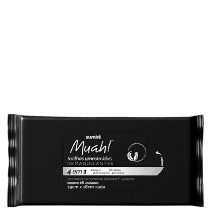Imagem do produto Muah! Sumirê - Toalha Demaquilante (16 Unidades)