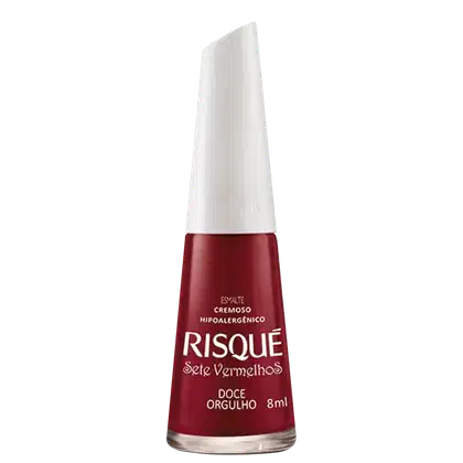 Imagem do produto Risqué Sete Vermelhos Doce Orgulho - Esmalte Cremoso 8ml