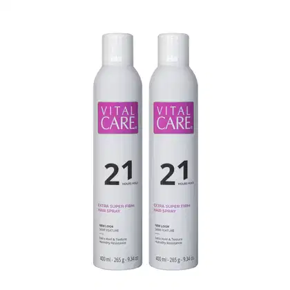 Imagem do produto Kit Hair Spray Vital Care 21h, 283g (com 2 unidades)
