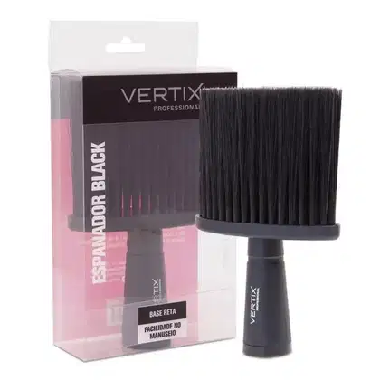 Espanador de cabelo profissional preto