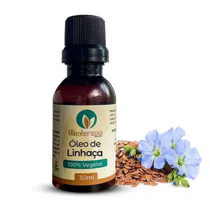 Óleo Vegetal de Linhaça, da marca Oleoterapia Brasil.