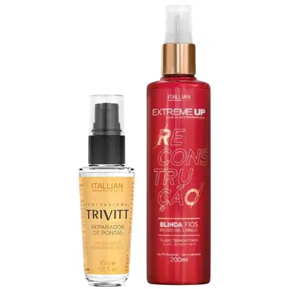 Imagem do produto Kit Itallian Hairtech Professional Trivitt Blinda Fios (2 Produtos)