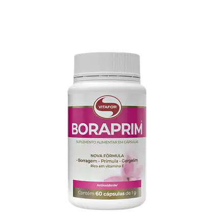 Imagem do produto Boraprim Óleo de Borragem Prímula e Gergelim 1000mg 60 Capsulas Vitafor7