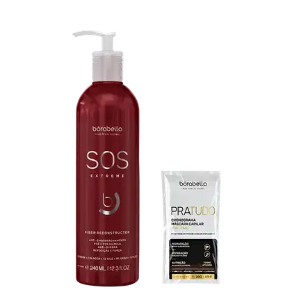 Imagem do produto Kit Borabella SOS Extreme + Sachê PraTudo (2 Produtos)