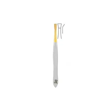 Imagem do produto Solingen Ponta Reta Larga Banhada a Ouro 2331.303 - Pinça 9cm