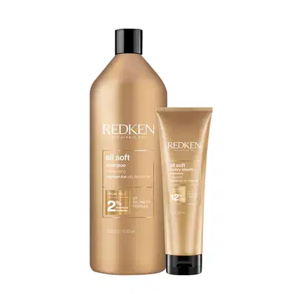 Imagem do produto Kit Redken All Soft Shampoo 1L e Máscara 250ml (2 produtos)