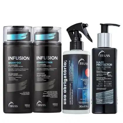 Imagem do produto Kit TRUSS Infusion + Hair Protector + Uso Obrigatório (4 Produtos)