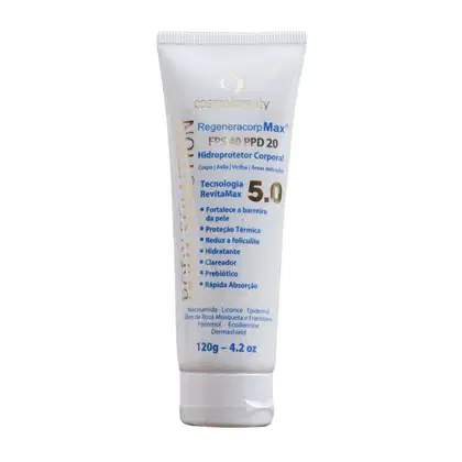 Imagem do produto Cosmobeauty Regeneracorp Max FPS 40 PPD 20 - Creme Corporal 120g