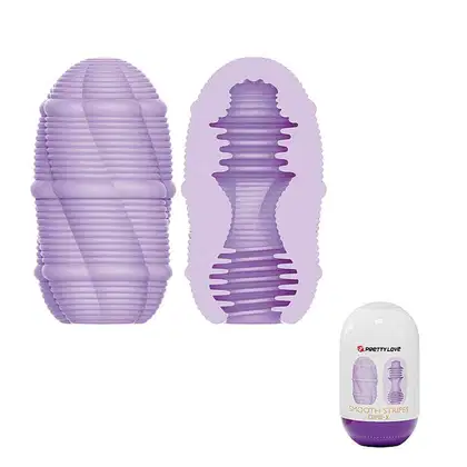 Imagem do produto Masturbador Cupid-X Egg Prety Love Smooth Stripes