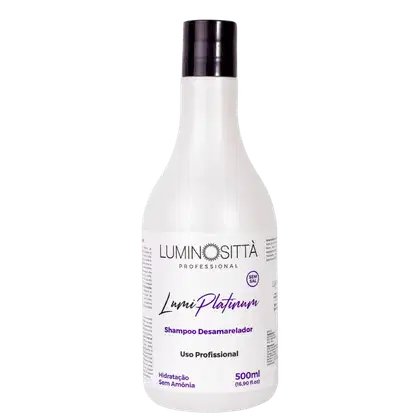Imagem do produto Luminosittà Professional Lumi Platinum - Shampoo Matizador Desamarelador 500ml