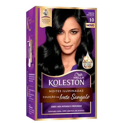 Imagem do produto Wella Koleston Noites Iluminadas Ivete Sangalo Preto Infinito 10 - Coloração Permanente