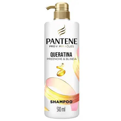 Shampoo Pantene Pro-V Miracles Queratina, 510ml.