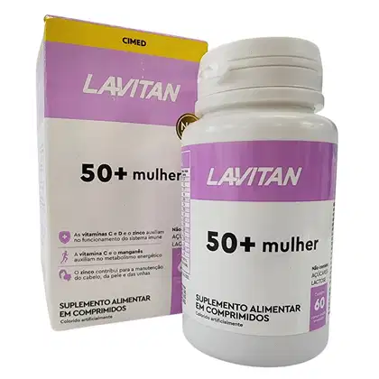 Suplemento Alimentar Cimed Lavitan  50+ Mulher 60 Comprimidos