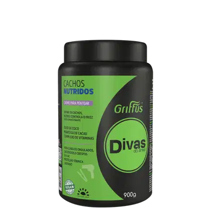 Imagem do produto Griffus Divas do Brasil Cachos Nutridos - Creme para Pentear 900g