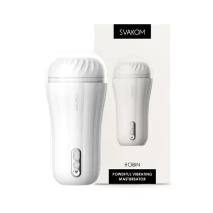 Imagem do produto Masturbador Lanterna com Visor de Led e 5 Modos de Vibração Robin Svakom