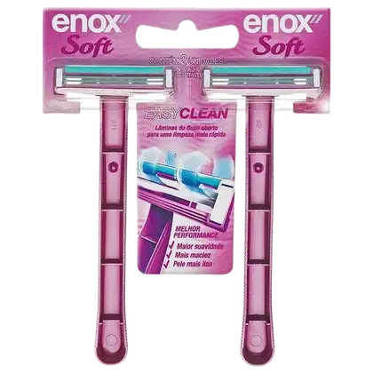 Imagem do produto Enox Soft - Aparelho de Barbear Feminino (2 Unidades)