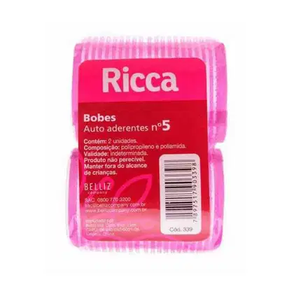 Imagem do produto Ricca Bobes de Cabelo Autoaderente Nº 5 (2 Unidades)