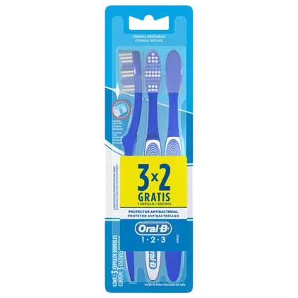 Imagem do produto Oral-B Clean 123 - Escova de Dente (3 Unidades)