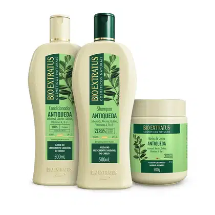 Imagem do produto Kit Bio Extratus Jaborandi Antiqueda Trio de Cuidados (3 Produtos)