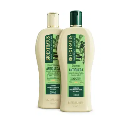 Imagem do produto Kit Bio Extratus Jaborandi Antiqueda Dupla de Cuidados (2 Produtos)