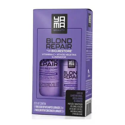 Imagem do produto Yama Blond Repair Kit Shampoo Iluminador 280ml + Condicionador 200ml