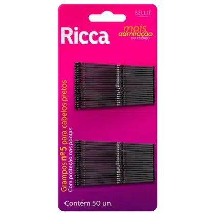 Imagem do produto Ricca Grampo de Cabelo Nº 5 (50 Unidades)