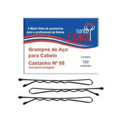 Imagem do produto Santa Clara Castanho Nº5 - Grampos De Cabelo (100 Unidades)
