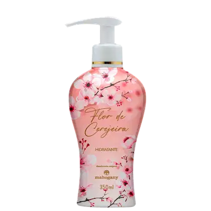 Loção Hidratante Corporal Mahogany Flor de Cerejeira, 350ml.