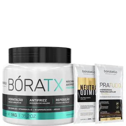 Imagem do produto Kit Borabella BóraTX + Sachê PraTudo e Neutra (3 Produtos)