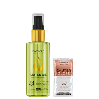 Imagem do produto Kit Borabella Argan Oil + Cauter Gloss (2 Produtos)