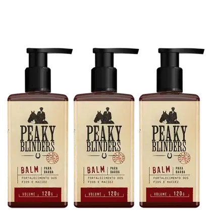 Imagem do produto 3X BALM HIDRATANTE PARA BARBA 120G PEAKY BLINDERS DON ALCIDES