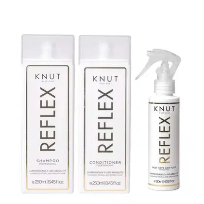 Imagem do produto Knut Kit Reflex Shampoo e Condic. 250ml + Spary Fluid 120ml