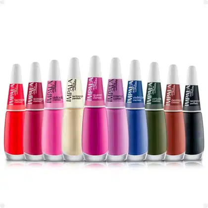 Imagem do produto Kit Esmalte Impala A Cor da Sua Moda 5ª Edição Com 10 7,5ml